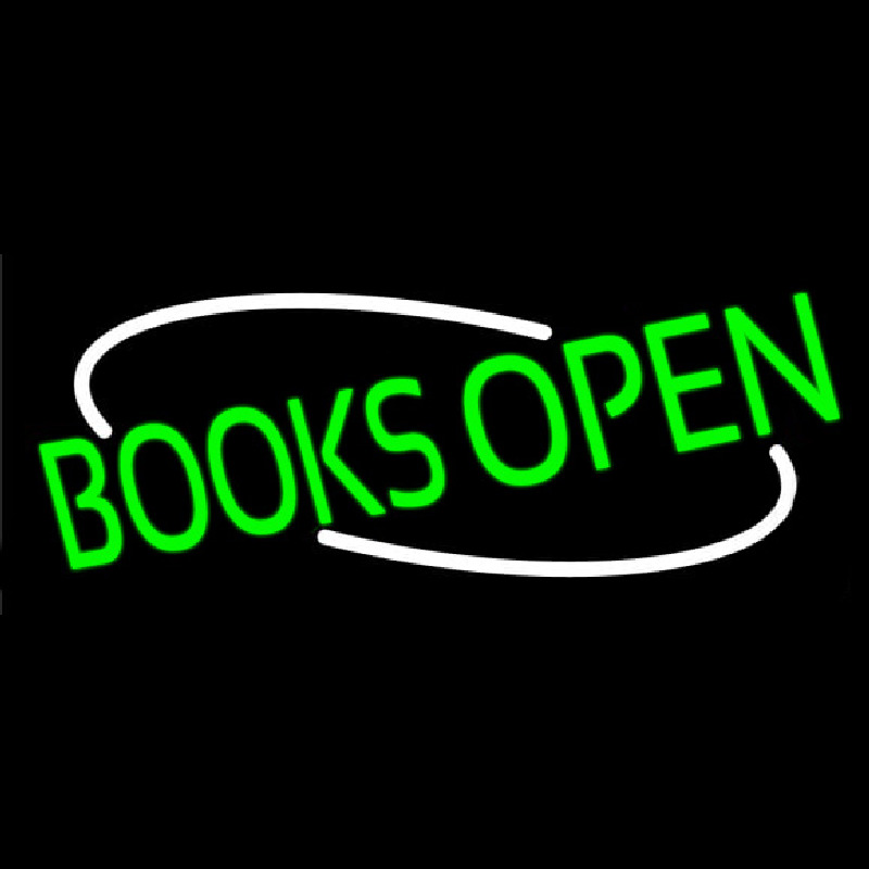 Books Open Neontábla