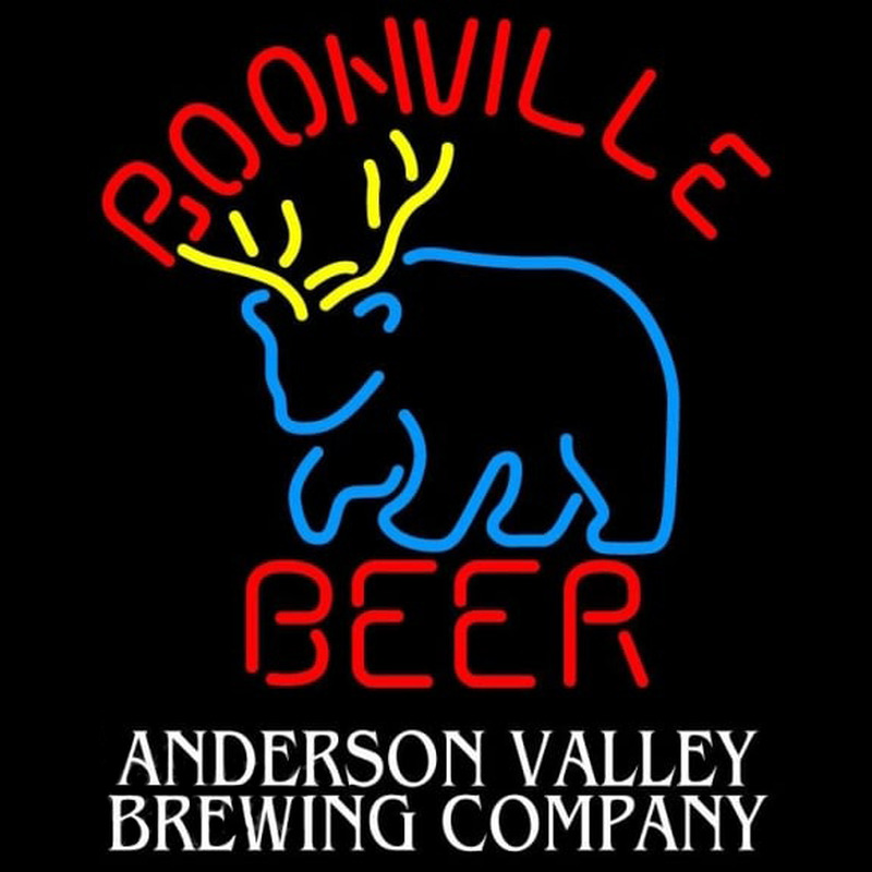 Boonville Deer Anderson Valley Neontábla