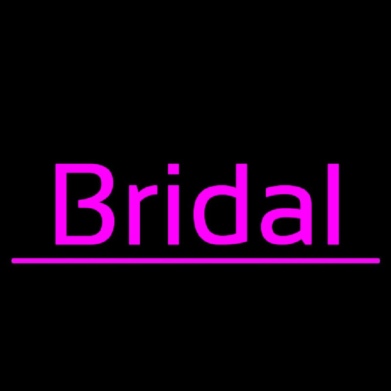 Bridal Cursive Purple Line Neontábla