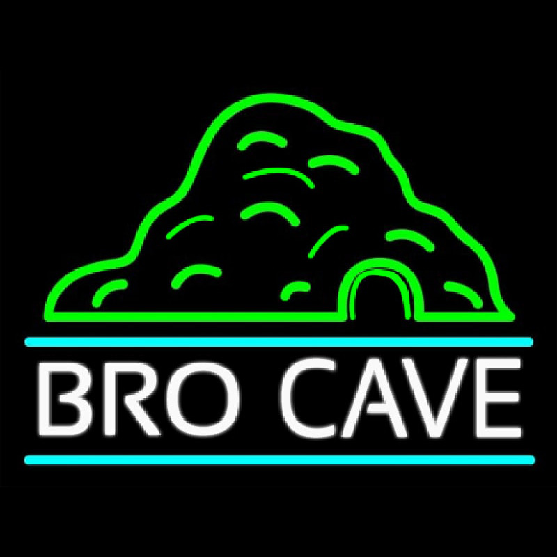 Bro Cave Neontábla