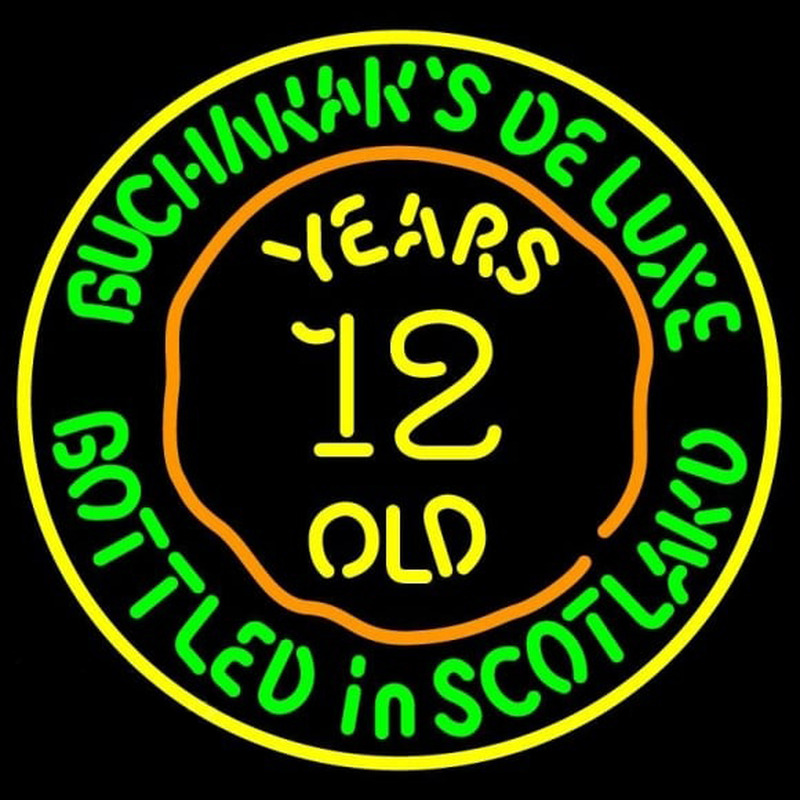 Buchanans Delu e 12 Year Old Neontábla