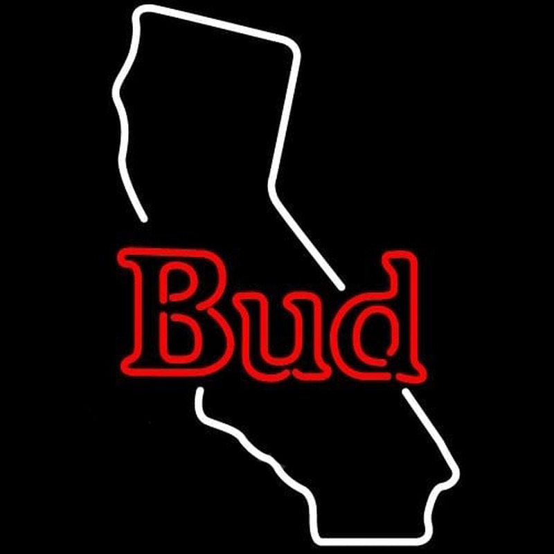 Bud California Beer Sign Neontábla