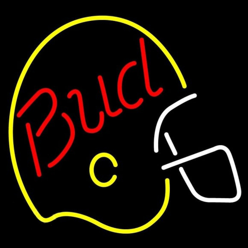 Bud Light Helmet Beer Sign Neontábla
