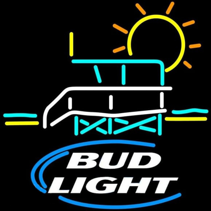 Bud Light Lifeguard Stand Beer Sign Neontábla