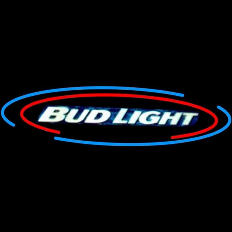 Bud Light Oval Large Beer Sign Neontábla