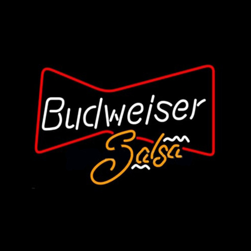 Budweiser Bowtie Salsa Neontábla