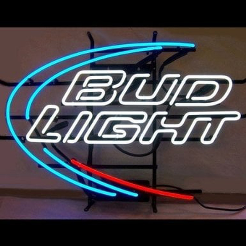 Budweiser Bud Light Beer Bar Handcrafted Neontábla