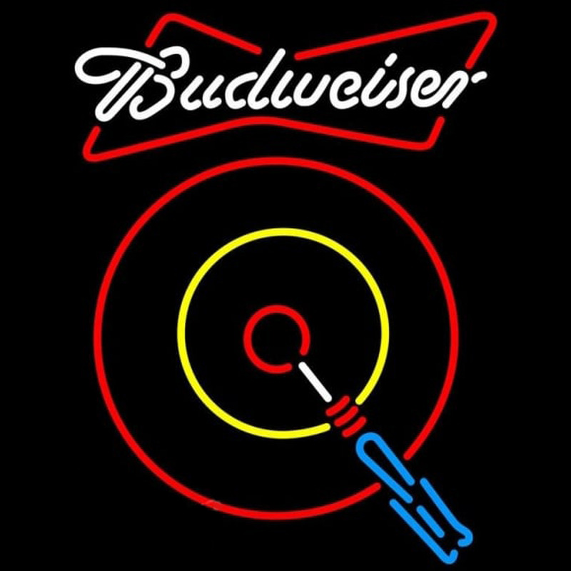 Budweiser Dart Beer Sign Neontábla