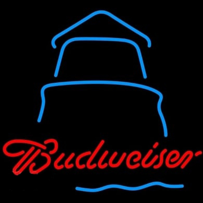 Budweiser Day Lighthouse Neontábla