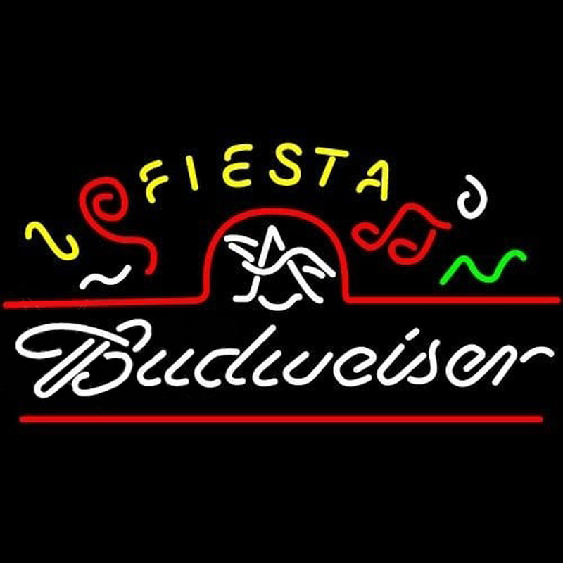 Budweiser Fiesta Marquee Beer Sign Neontábla