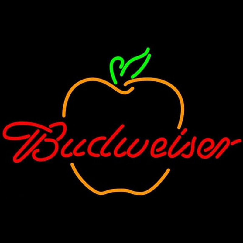 Budweiser Great Apple Beer Sign Neontábla