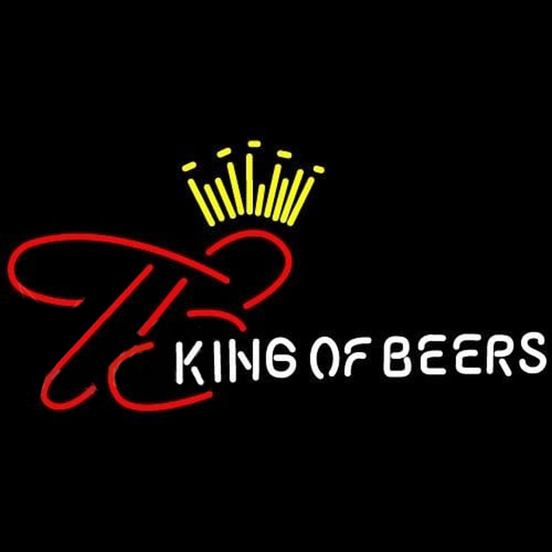 Budweiser King Of Beers Beer Sign Neontábla
