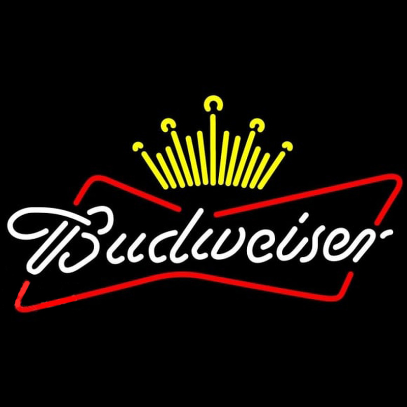 Budweiser King of It Up Beer Sign Neontábla