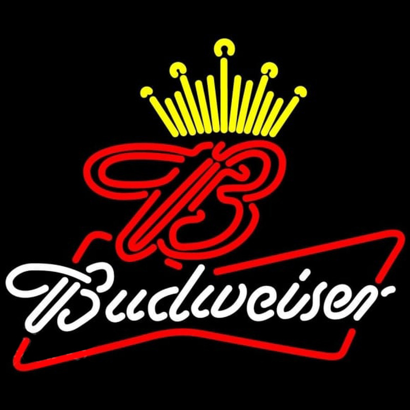 Budweiser King of It Up Beer Sign Neontábla