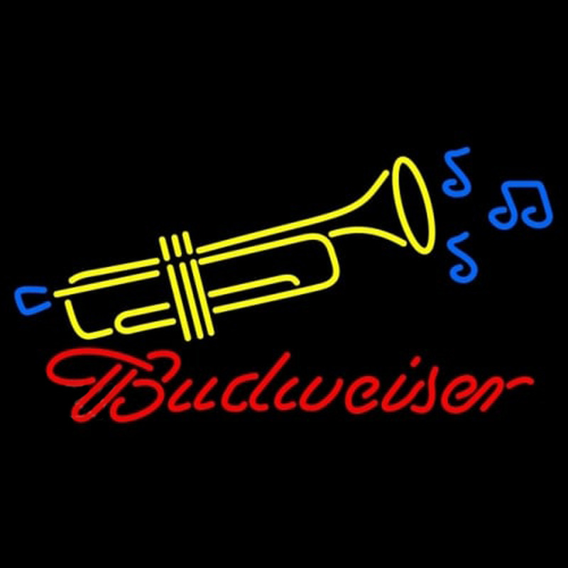 Budweiser Trumpet Neontábla