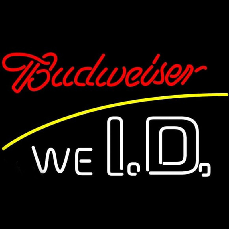 Budweiser We I D Beer Sign Neontábla
