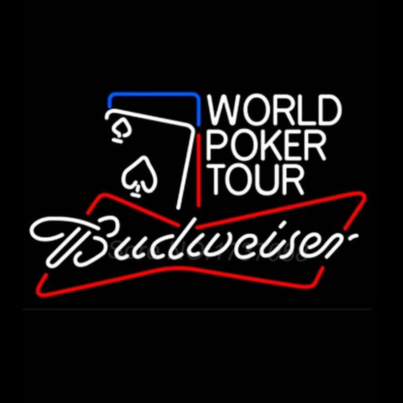 Budweiser World Poker Tour Neontábla