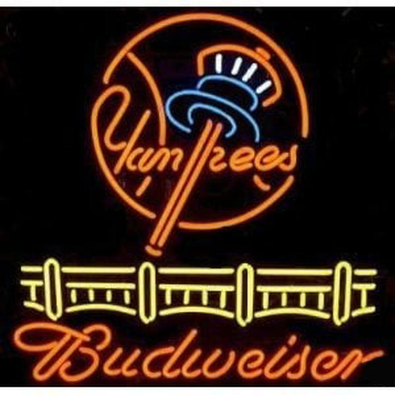 Budweiser Yankees Beer Bar Pub Neontábla