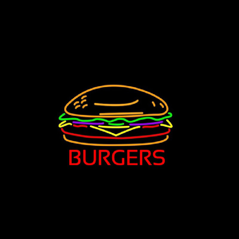 Burgers Neontábla