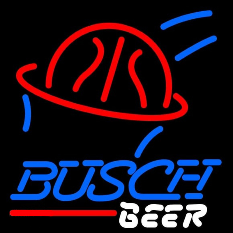 Busch Basketball Beer Sign Neontábla