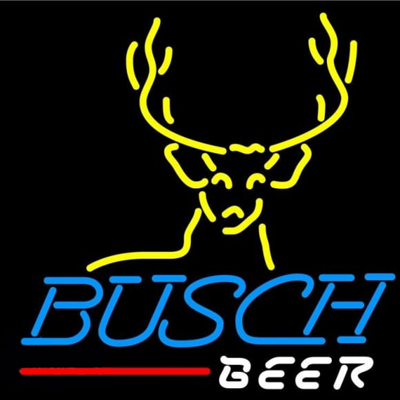 Busch Deer Buck Beer Sign Neontábla