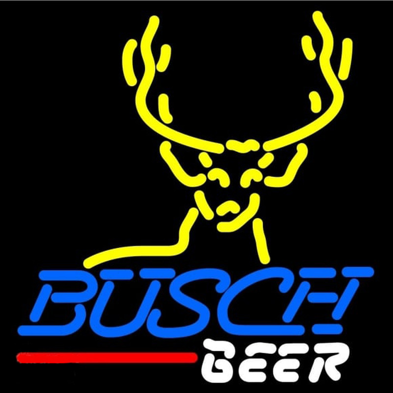 Busch Deer Buck Beer Sign Neontábla
