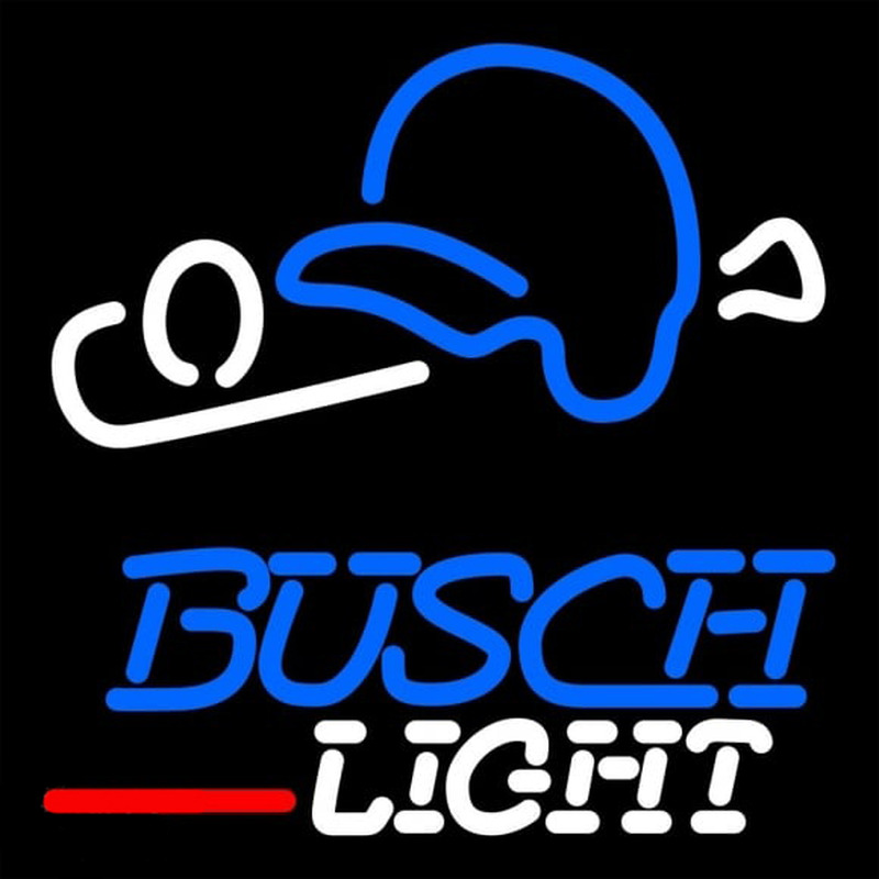 Busch Light Baseball Beer Sign Neontábla
