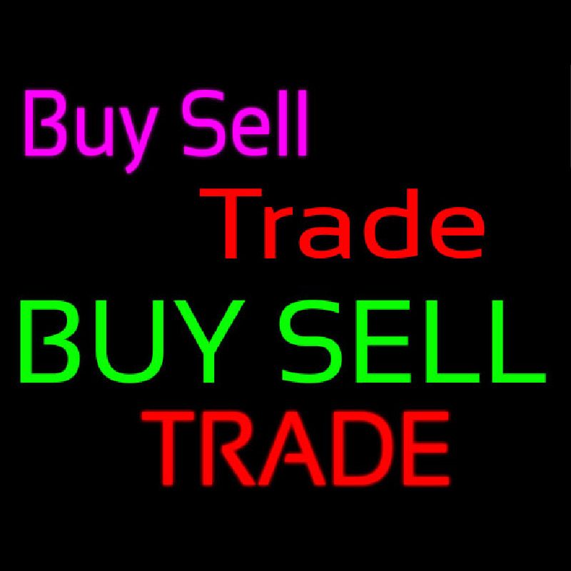 Buy Sell Trade Neontábla
