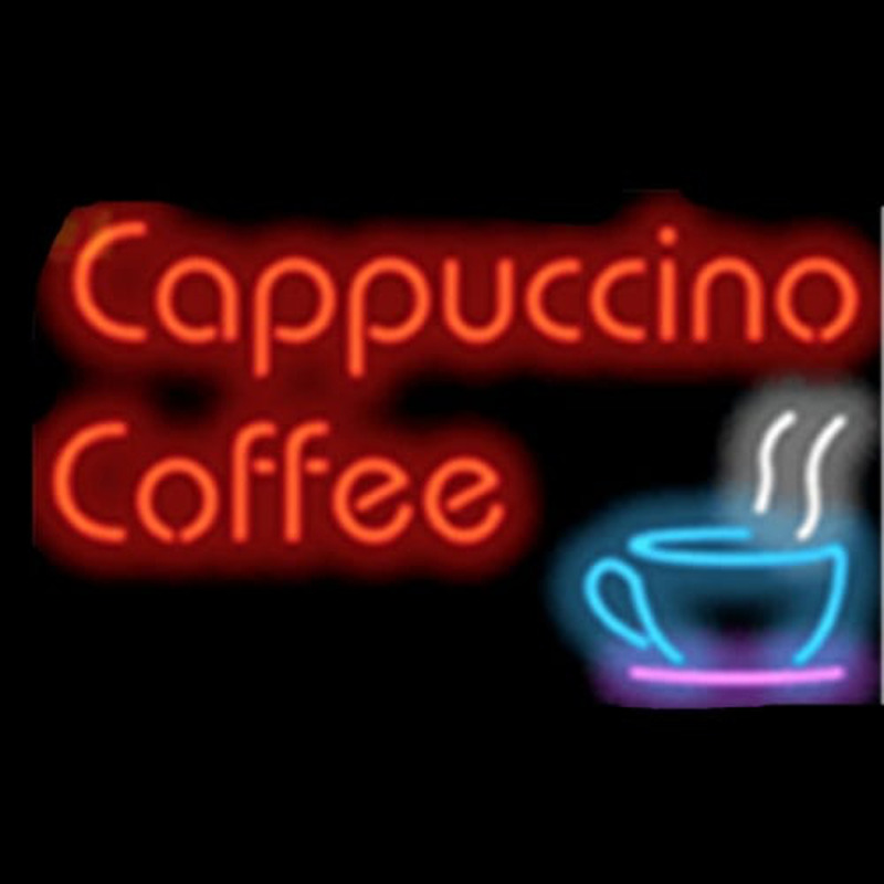 CAPPUCCINO COFFEE Neontábla