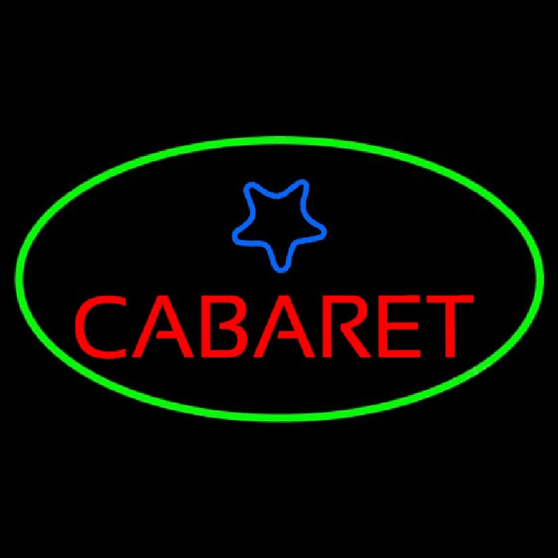 Cabaret Star Logo Neontábla