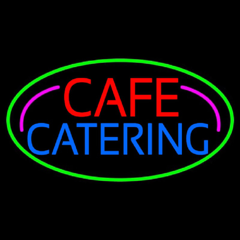 Cafe Catering Neontábla