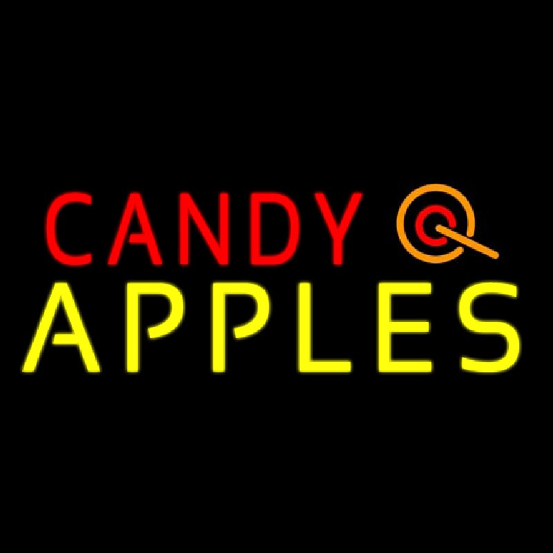 Candy Apples Apple Neontábla