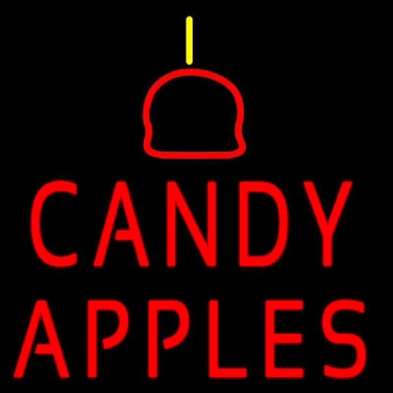 Candy Apples Neontábla