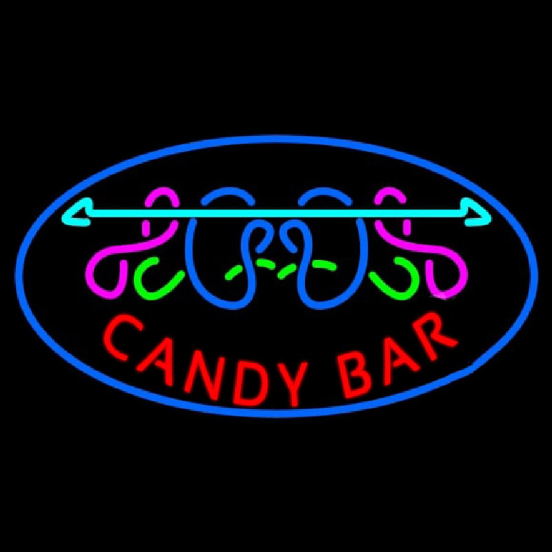 Candy Bar Neontábla