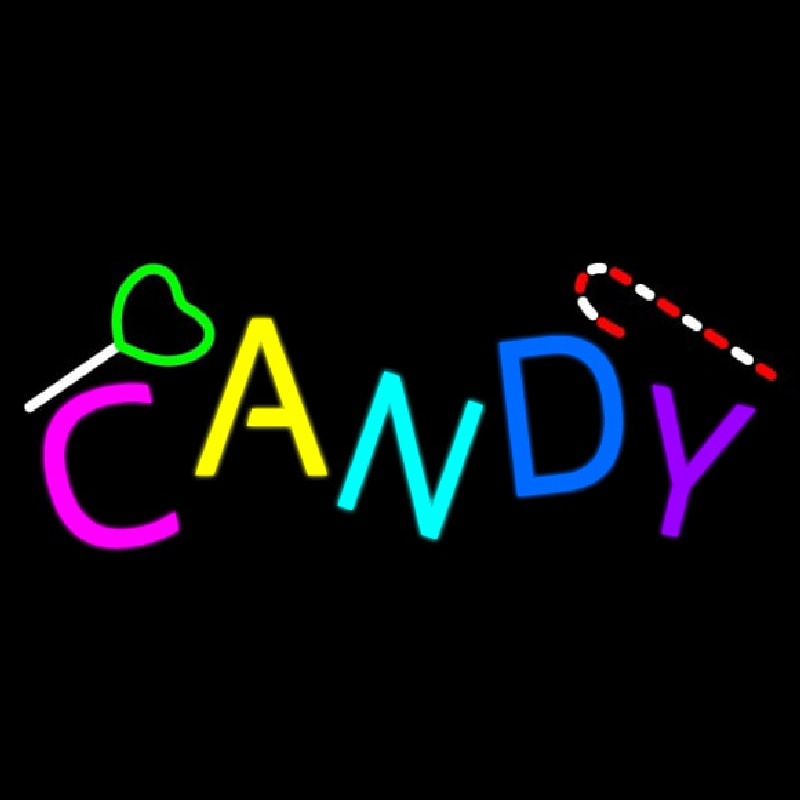 Candy Symbol Neontábla