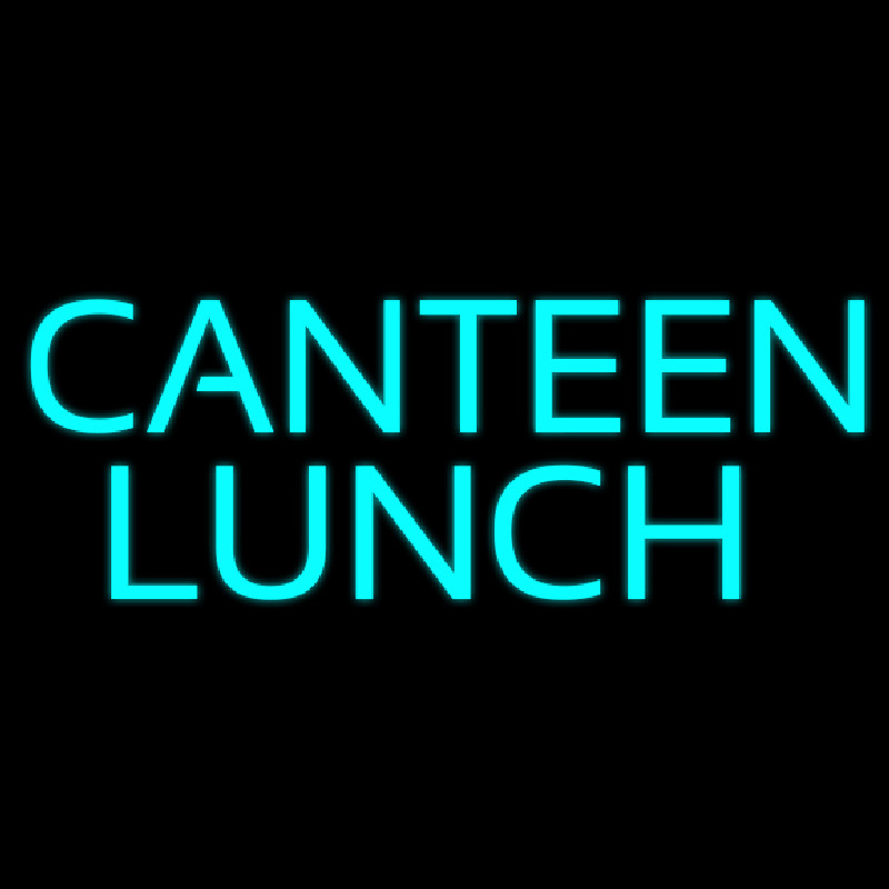 Canteen Lunch Neontábla