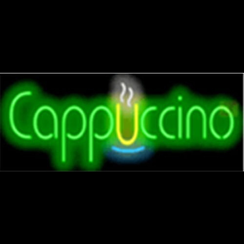 Cappuccino Cafe Neontábla
