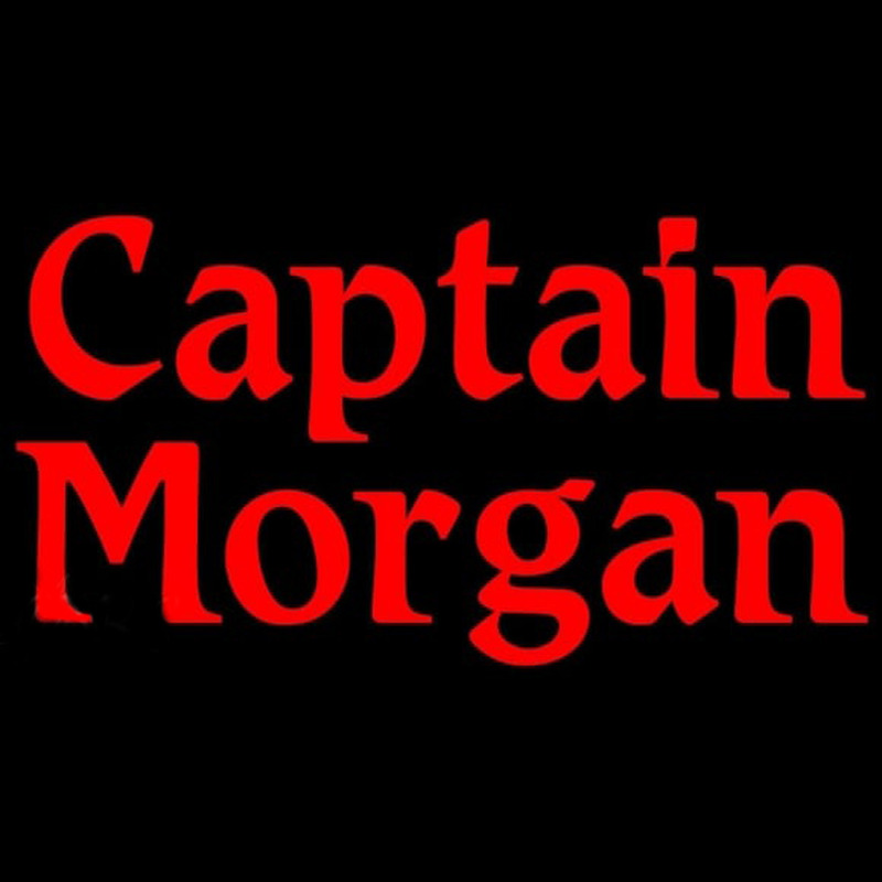 Captain Morgan Red Beer Sign Neontábla