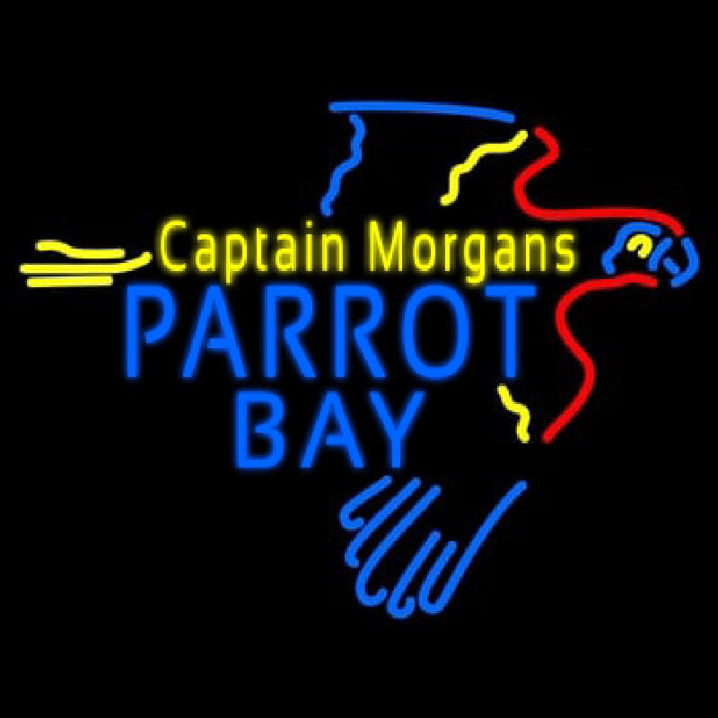 Captain Morgans Parrot Bay Neontábla