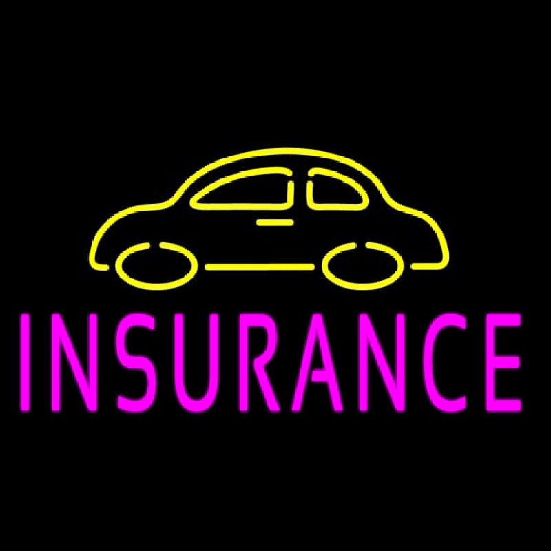 Car Insurance Neontábla