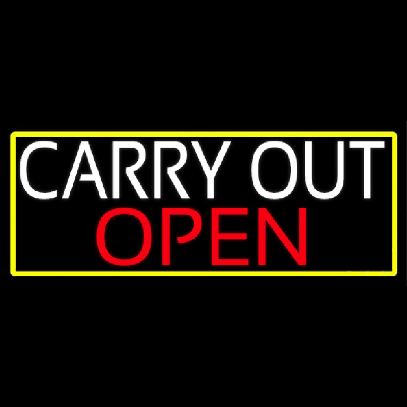 Carry Out Open Neontábla