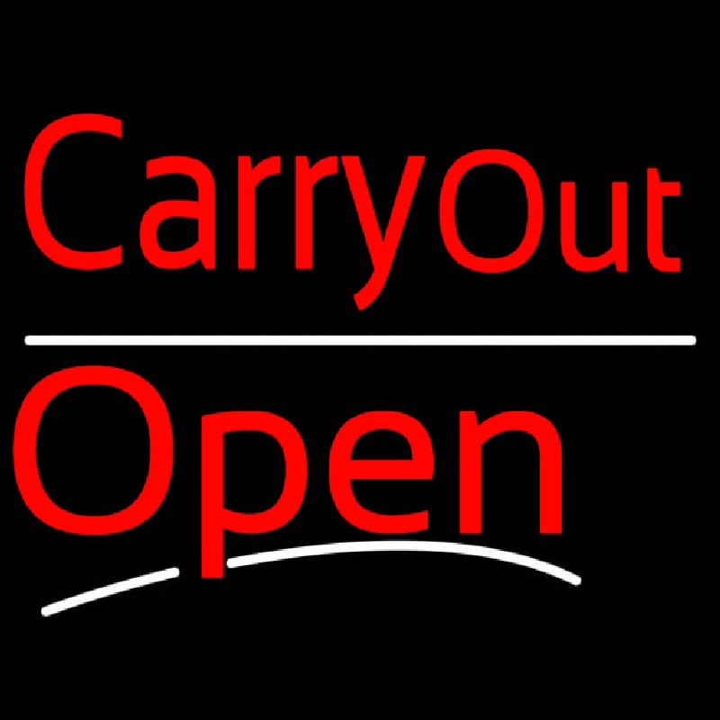 Carry Out Open Neontábla