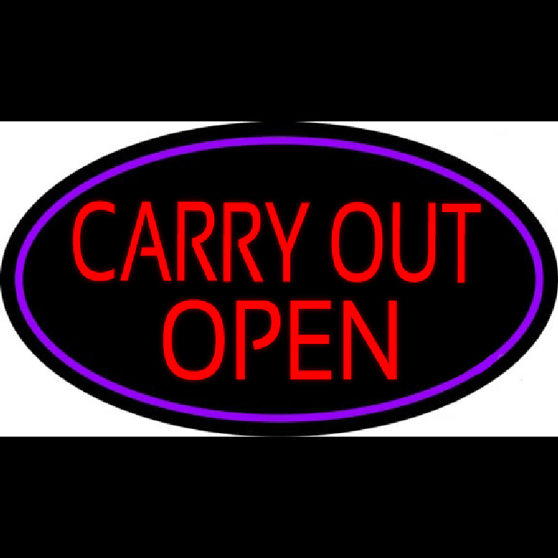 Carry Out Open Neontábla