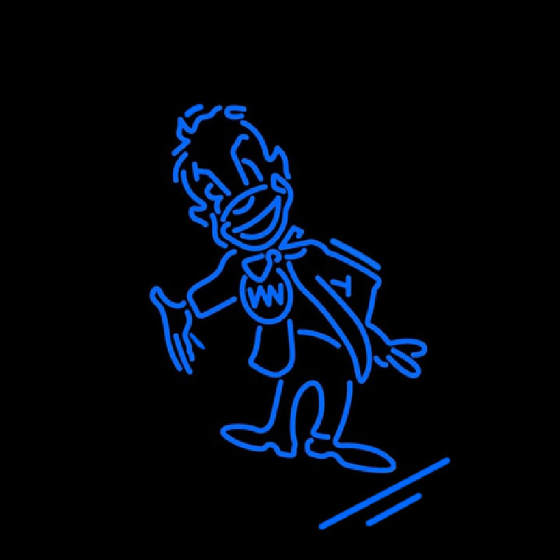 Cartoon Blue Neontábla