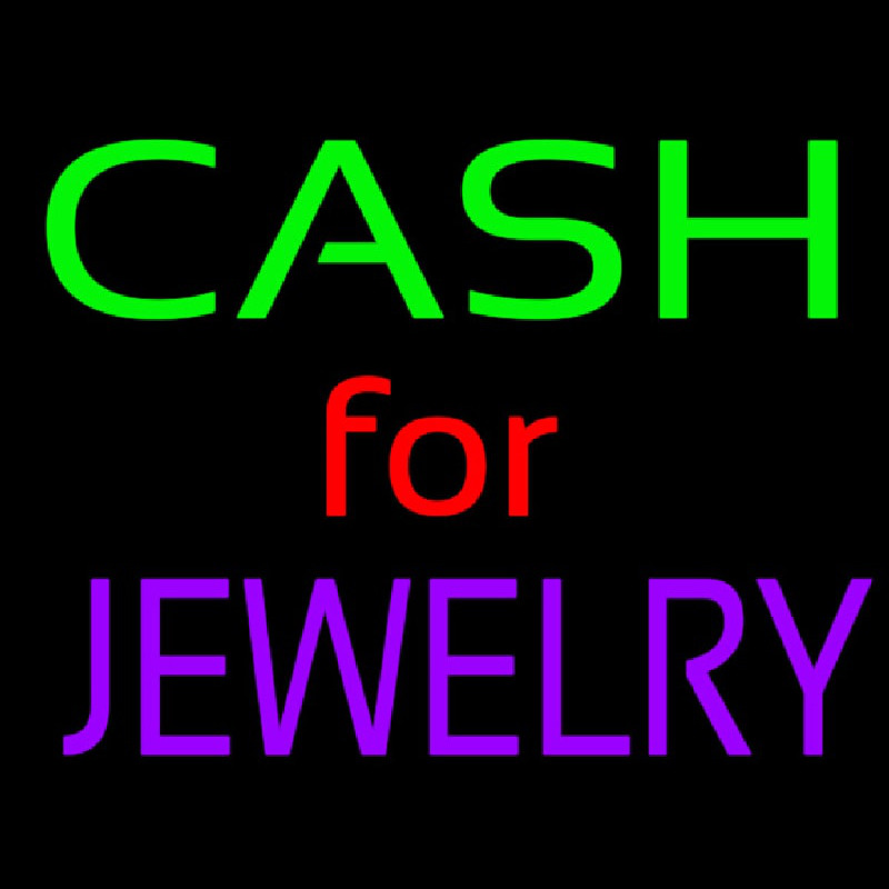 Cash For Jewelry Neontábla