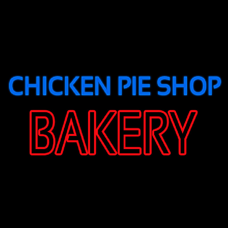 Chicken Pie Shop Bakery Neontábla