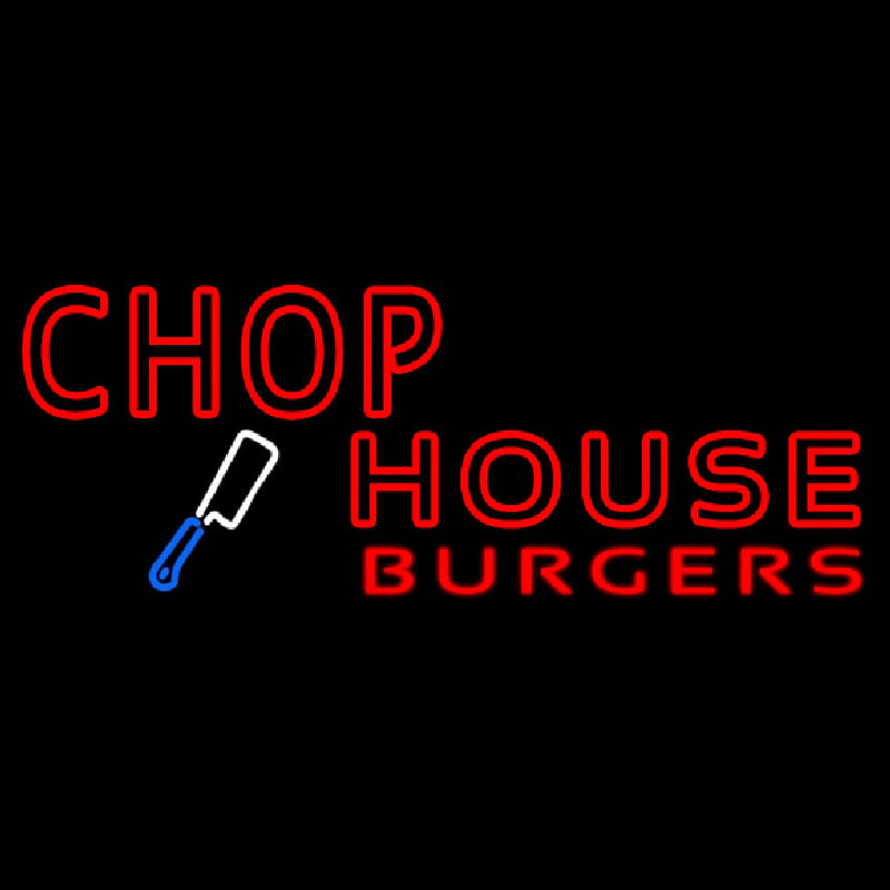 Chophouse Burgers Neontábla