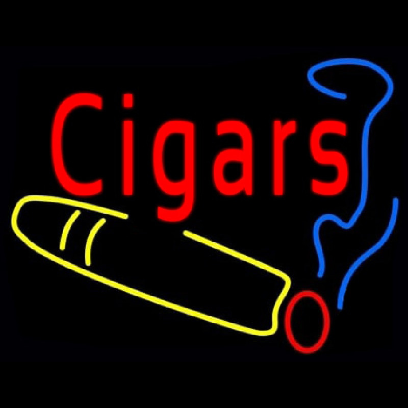 Cigars Logo Neontábla