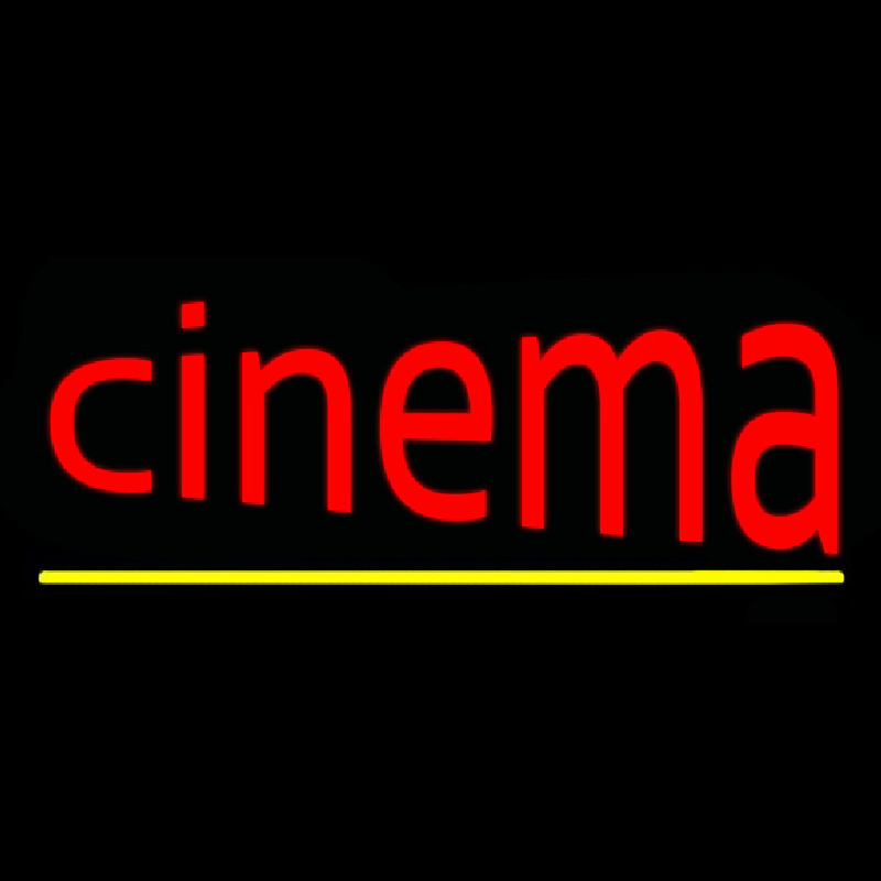 Cinema With Line Neontábla