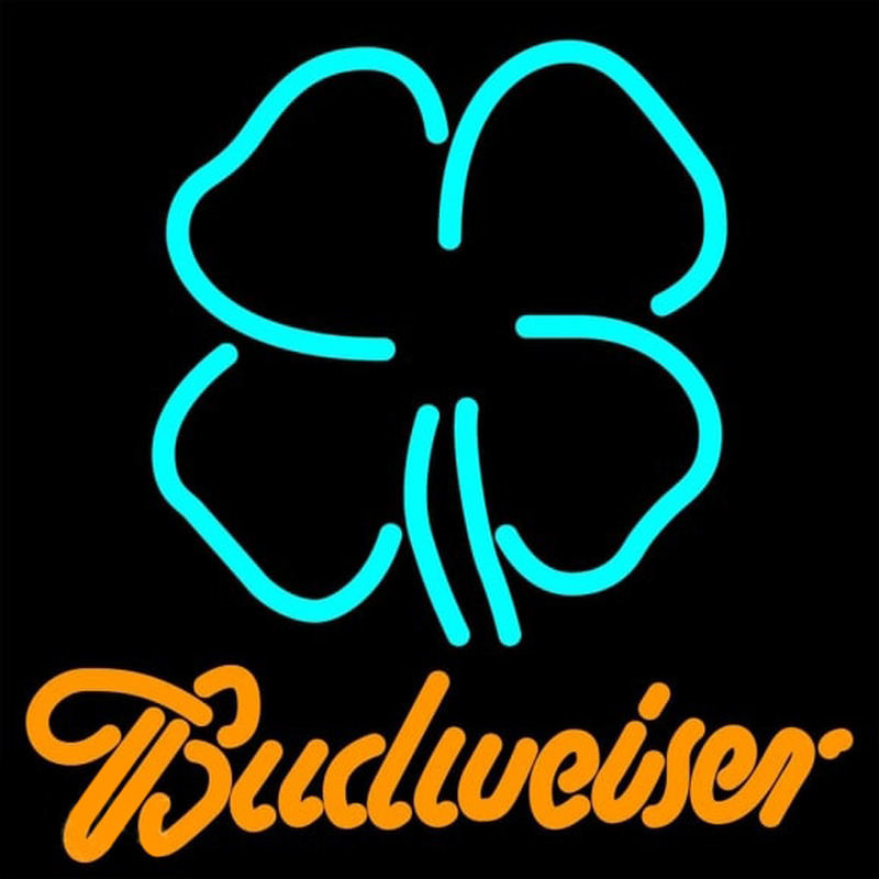 Clover Budweiser Beer Sign Neontábla